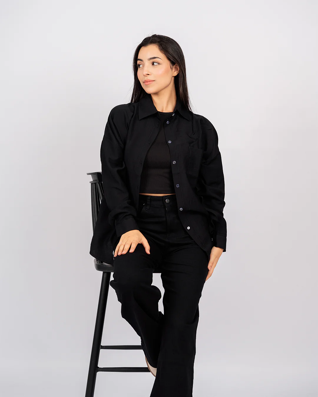 Chemise crêpe froissé - Image 3