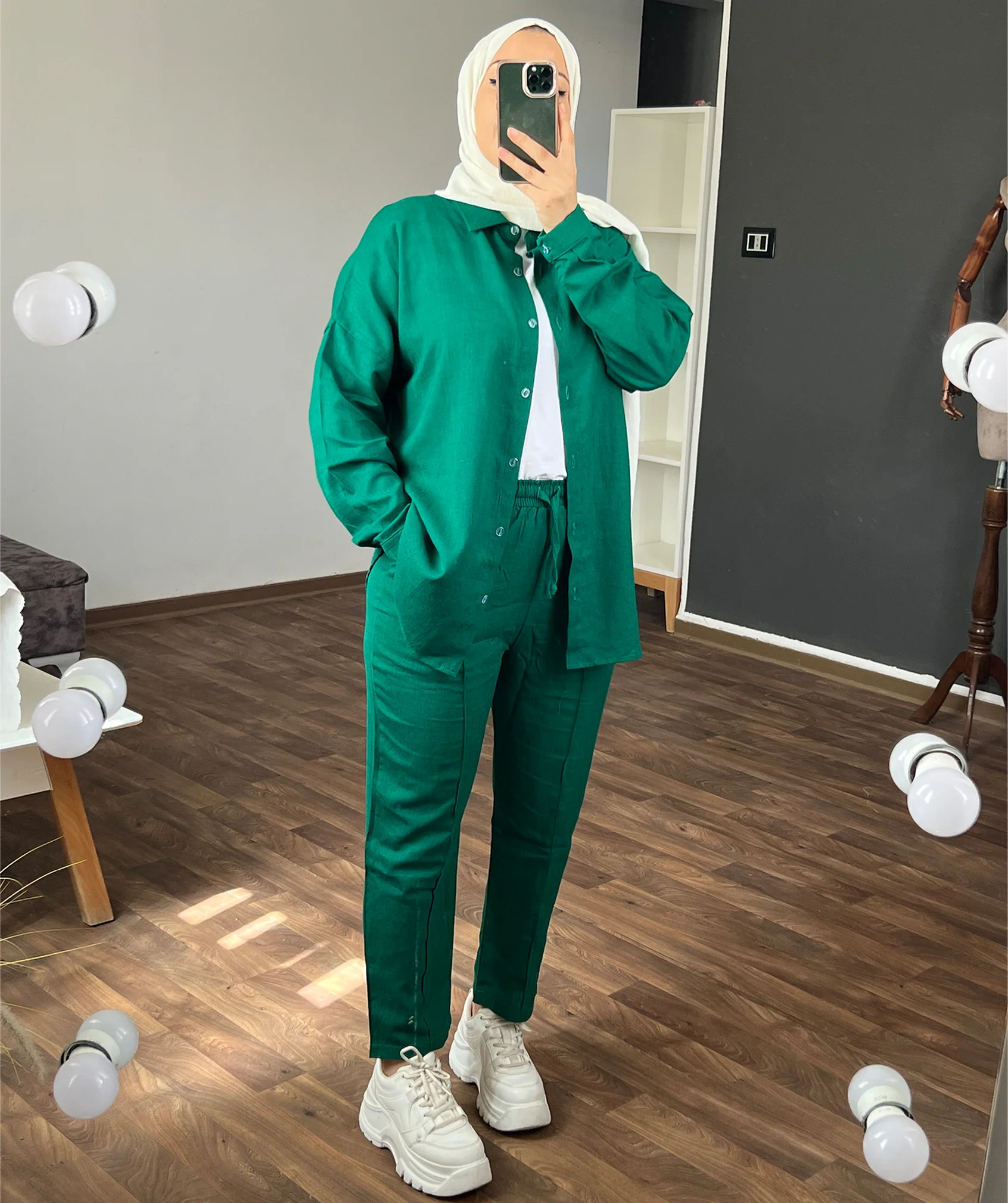 Ensemble en Lin Chemise & Pantalon - Image 17