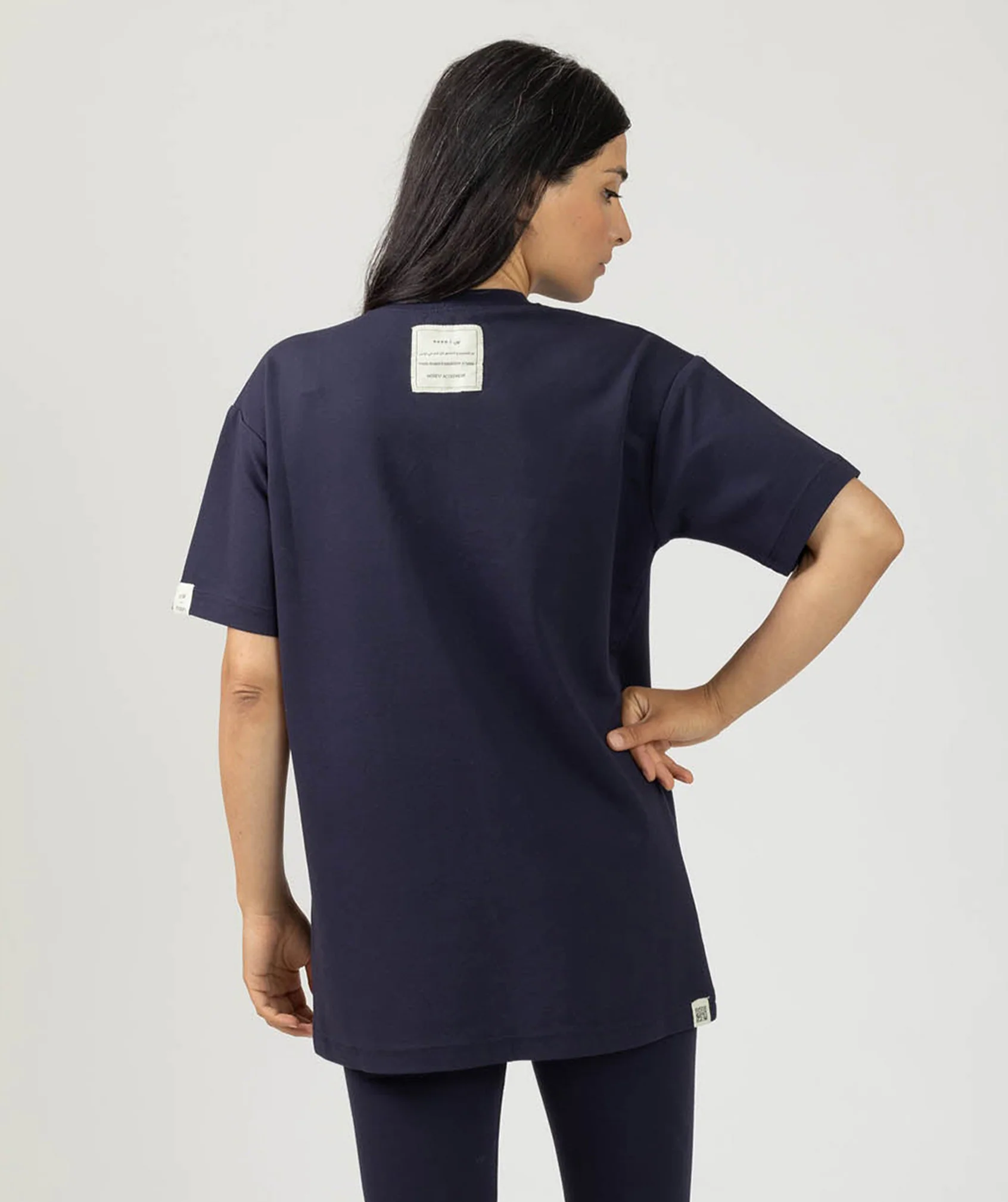 Flex Oversized T-Shirt Bleu - Image 3