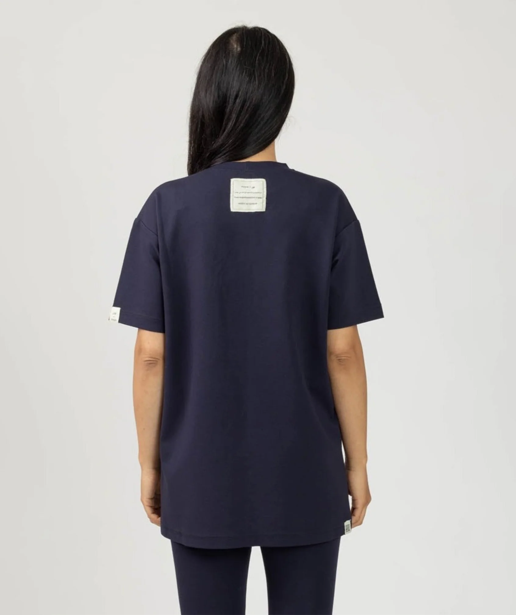 Flex Oversized T-Shirt Bleu - Image 4