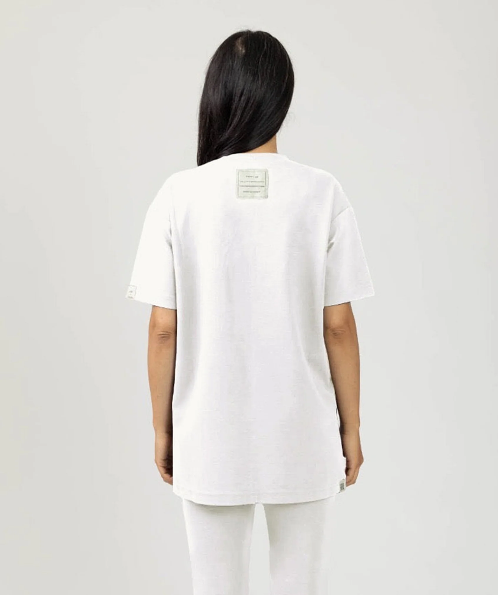 Flex Oversized T-Shirt Blanc - Image 3