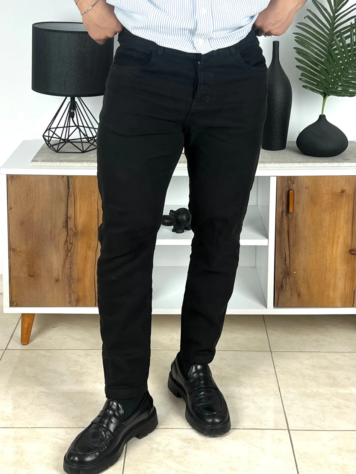 Jean Carrot Fit Noir - Image 10