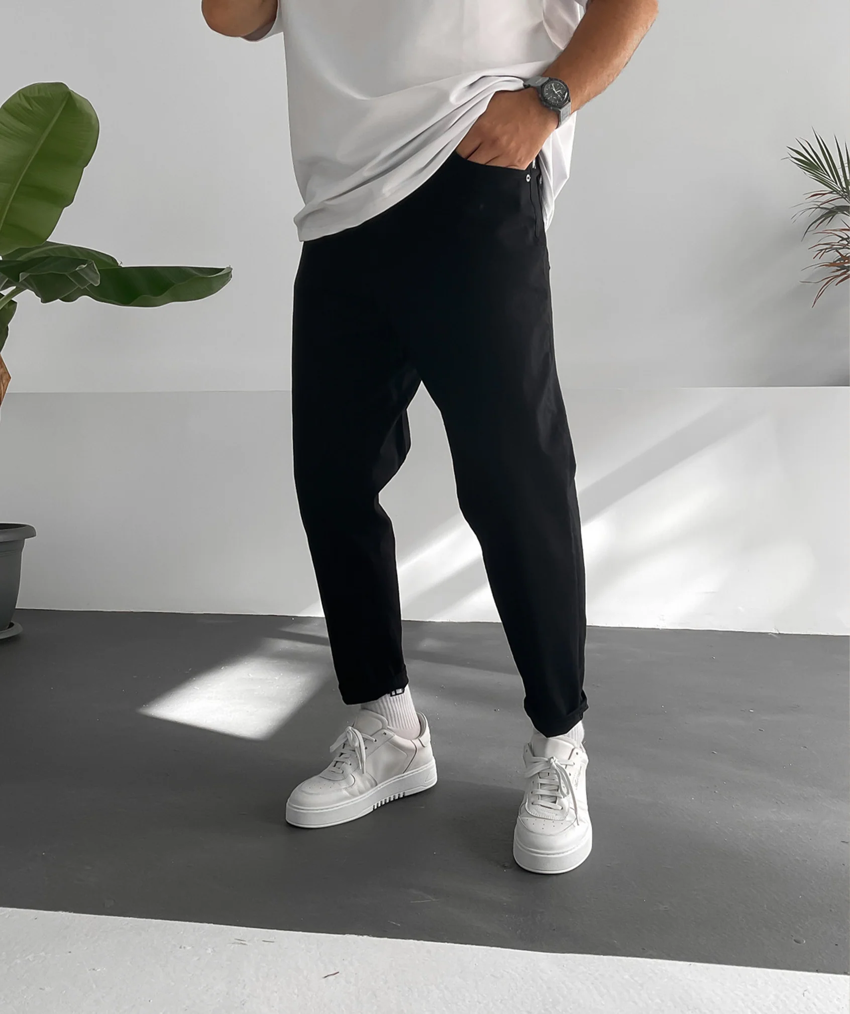 Jean Carrot Fit Noir - Image 9
