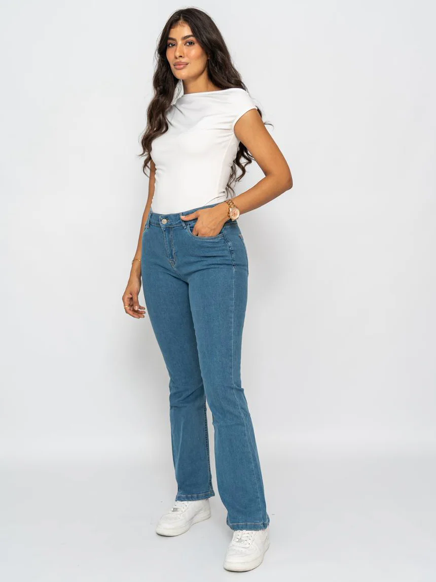 Jean Flare Taille Haute - Image 13