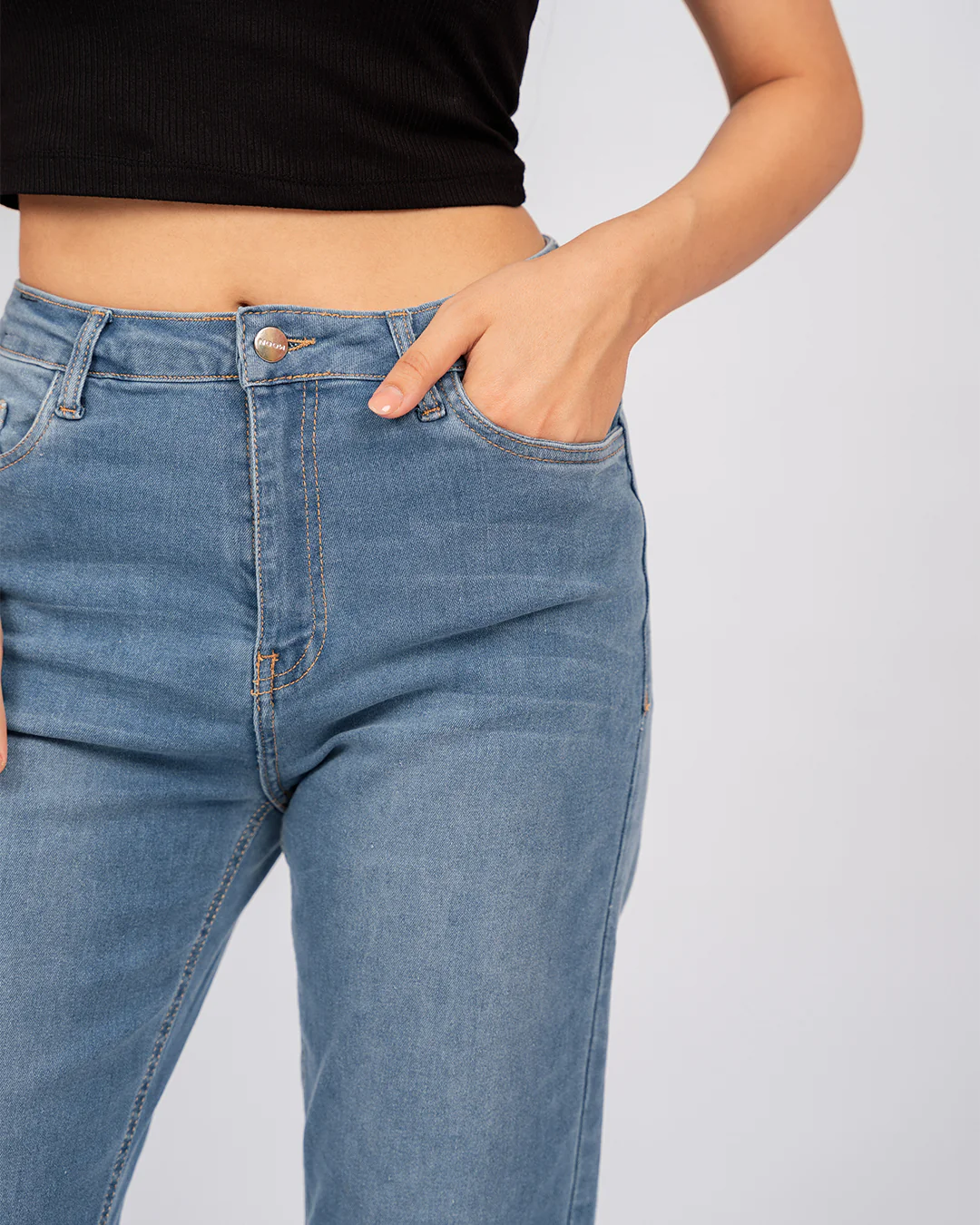 Jean Mom Fit Taille Haute - Image 5