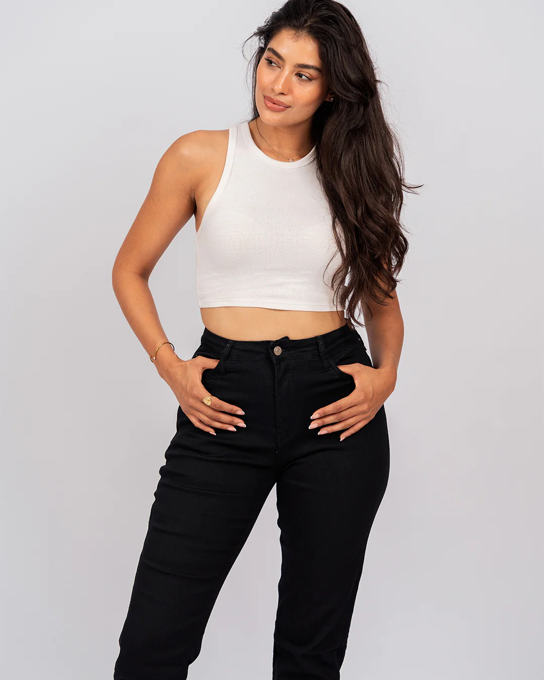 Jean Mom Fit Taille Haute - Image 7