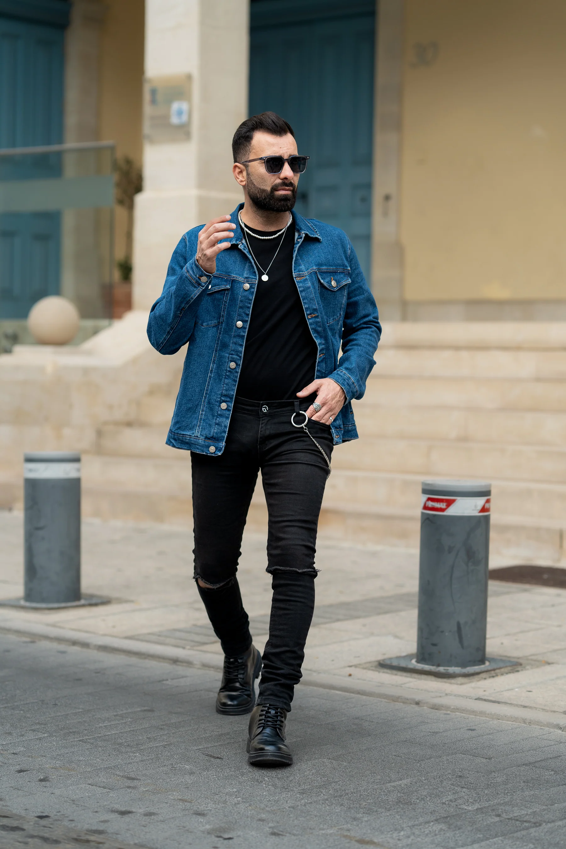 Veste en jean ajustée - Image 3