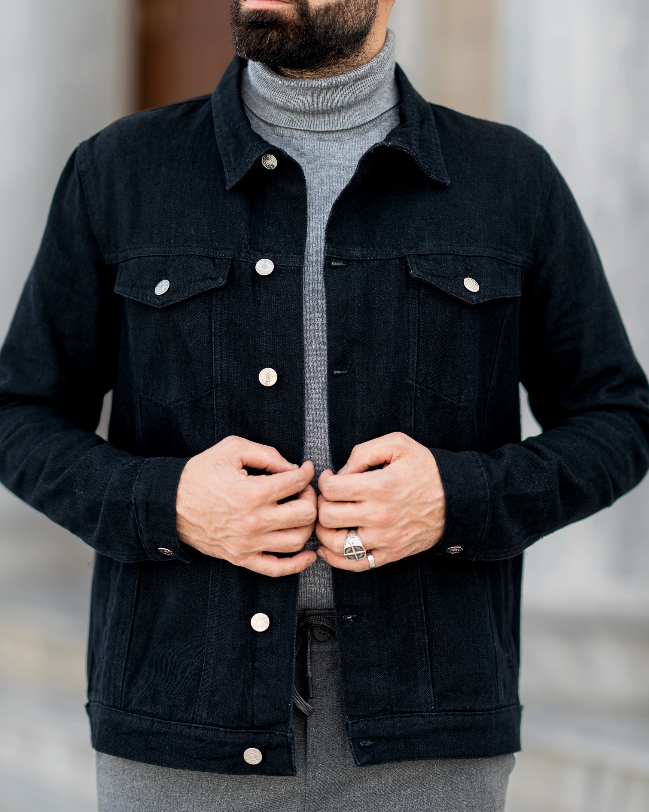 Veste en jean ajustée - Image 6